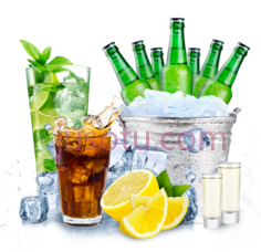 莫吉托鸡尾酒PNG