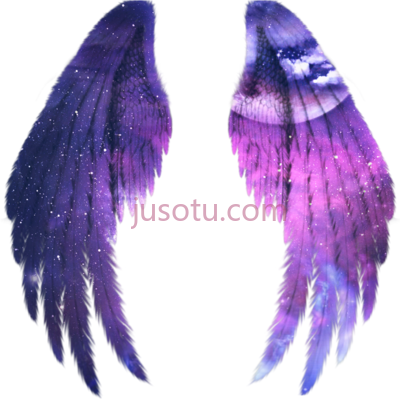 银河女神天使翅膀,galaxy alas fairy black angel PNG