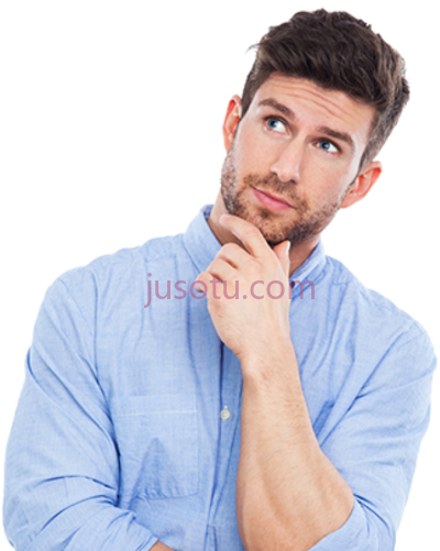 有思想人,thinking man PNG