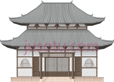 日本寺庙PNG