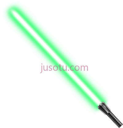 绿色光剑,green lightsaber PNG