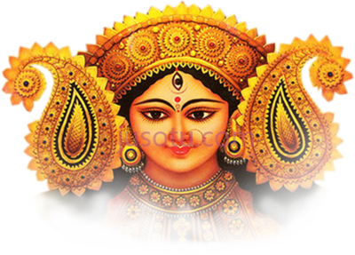杜尔迦女神,10 maa durga face PNG