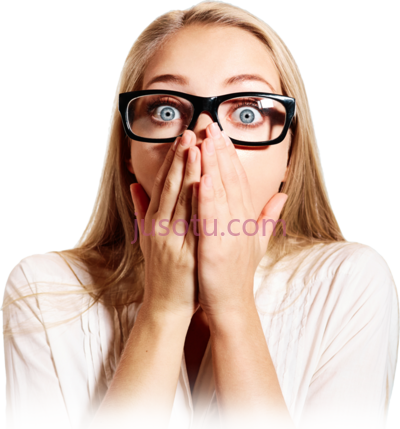 震惊女人脸,shocked woman face PNG