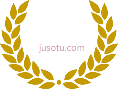 月桂花环,laurel wreath bay silver PNG