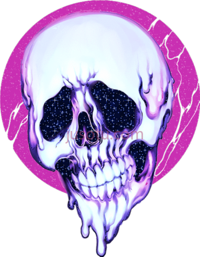 骷髅迷幻,skull skeleton trippy psychedelic PNG