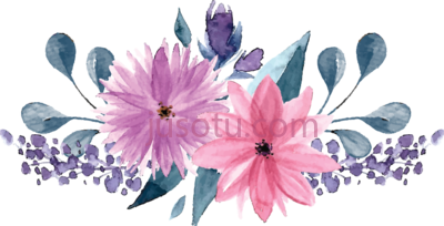 水彩花卉,watercolor floral elements PNG