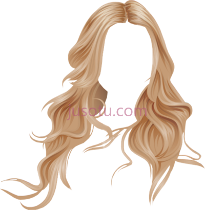 金色假发,blonde wig stardoll hair PNG