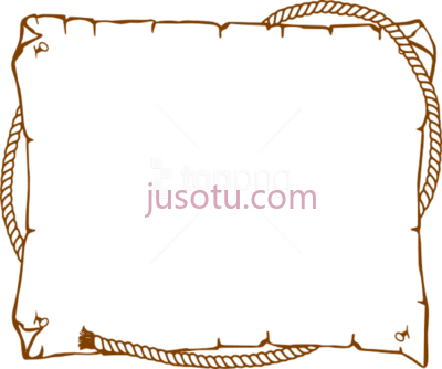 绳结边框,rope western PNG