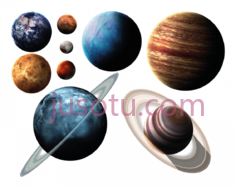 太阳系行星PNG