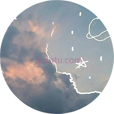 彩色星月亮,pastel space stars moon PNG