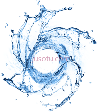 水花漩涡,water splash swirls ball PNG