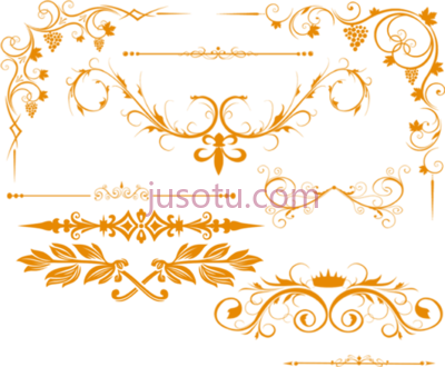 金边线,border invitation line gold PNG