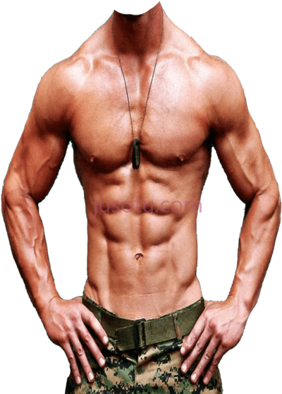 腹肌,six pack body PNG