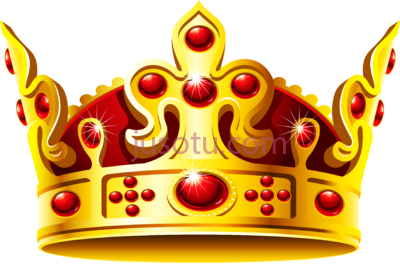 黄金王冠,gold king and queen PNG