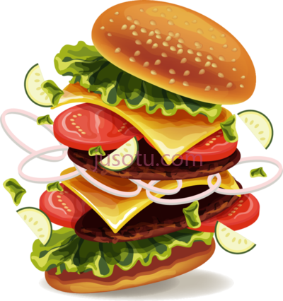 汉堡,king hamburger burger food drink fries dog PNG