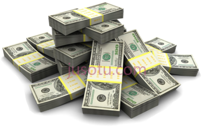 钱堆,money stacks PNG