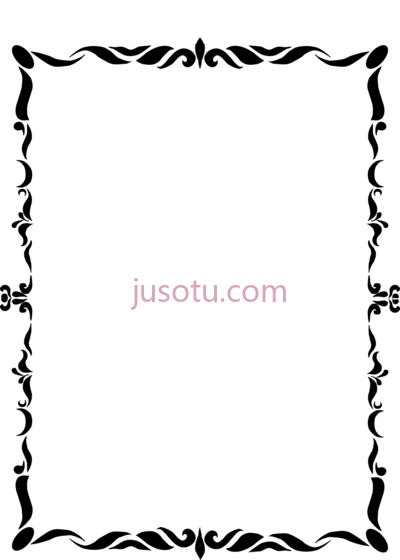 黑框,frame black border PNG