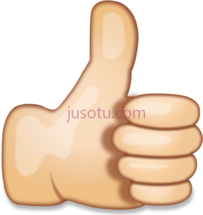 竖起大拇指,hand point thumbs up PNG
