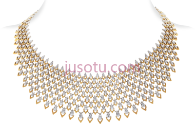 锦钻项链首饰,brocade diamond necklace jewellery PNG
