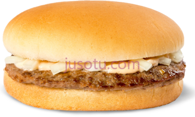 汉堡原味,regular burger plain PNG