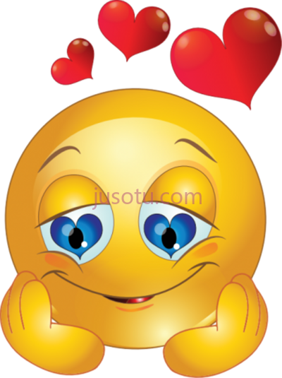 恋爱情感,fall in love emoji PNG