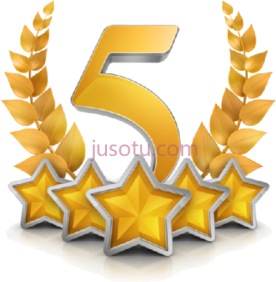 五星级酒店标志,care five star hotel logo PNG