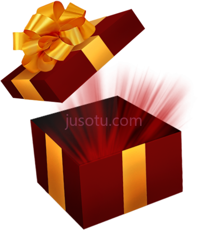 抽奖礼盒,lucky draw gift box PNG