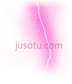红色闪电PNG