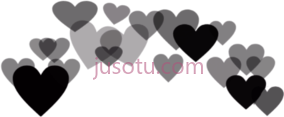 黑心,black heart emoji PNG
