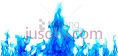 蓝色火焰PNG