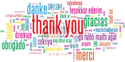 非常感谢语言,thank you languages great big PNG