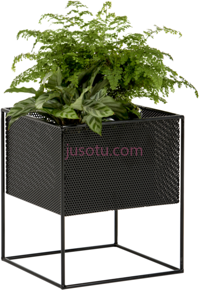 室内花盆,indoor planter box metal tall PNG