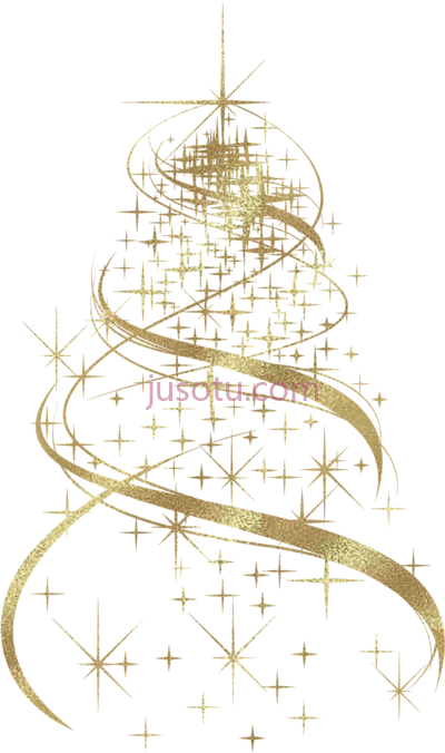 圣诞节树金饰,tree decorations gold PNG