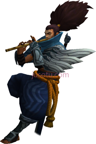 英雄联盟亚索,league legends yasuo play flute PNG