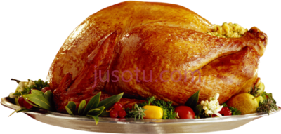 烤火鸡,roasted turkey dinner PNG