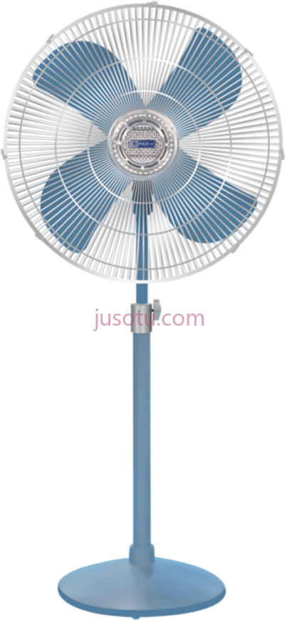 蓝色风扇,blue table fan pak PNG