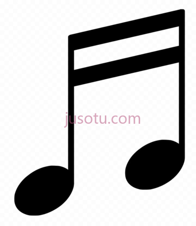 音符,music note outline PNG