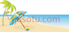 海滩PNG