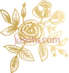 金色花朵PNG