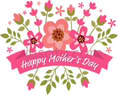 母亲节快乐PNG
