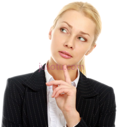 会思考女人,thinking woman girl PNG