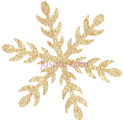 金色雪花,gold snowflake PNG