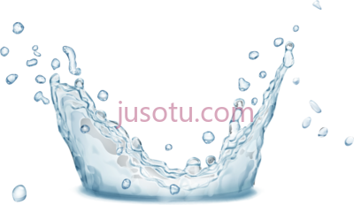水溅出水滴,big water splashes drops an converted PNG
