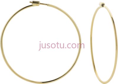 环形耳环,hoop earrings PNG