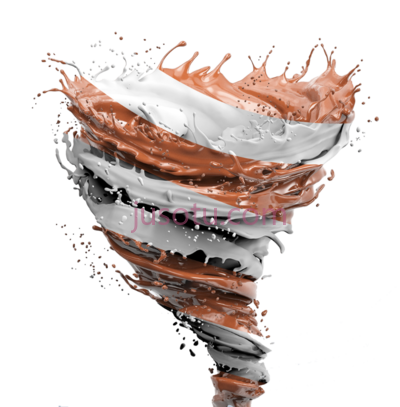 牛奶巧克力漩涡飞溅,milk tornado chocolate swirl splash PNG