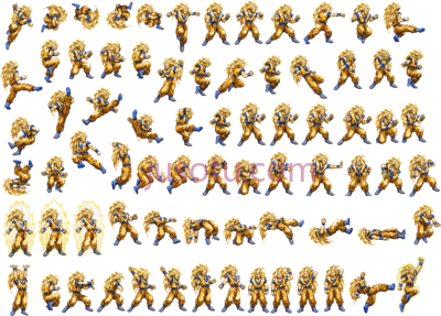 小悟空,goku sprites PNG
