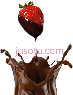 草莓巧克力PNG