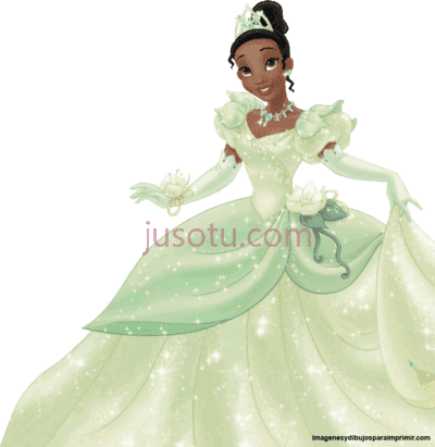 彩绘公主,dibujos de princesa tiana para imprimir princess PNG