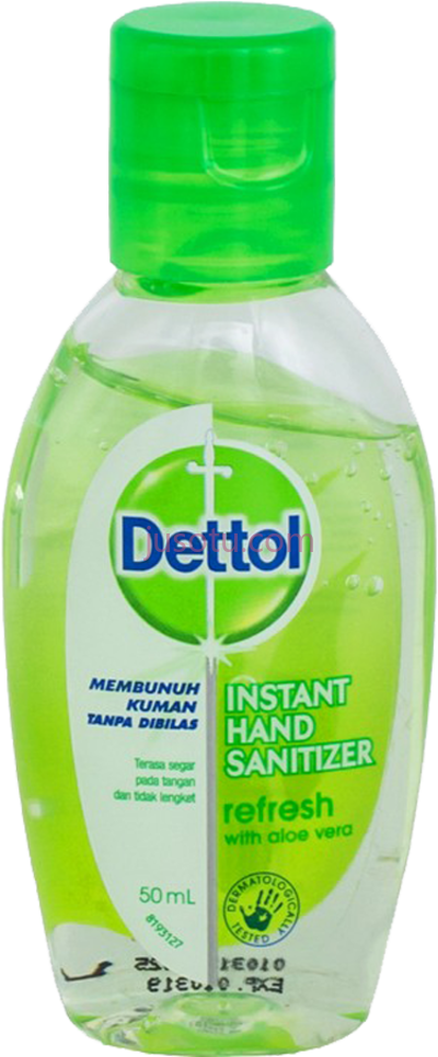 滴露芦荟洗手液,dettol hand sanitizer aloe vera 50 ml PNG