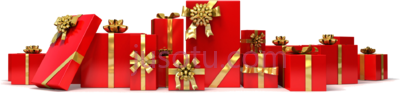 礼物,gifts row christmas presents PNG